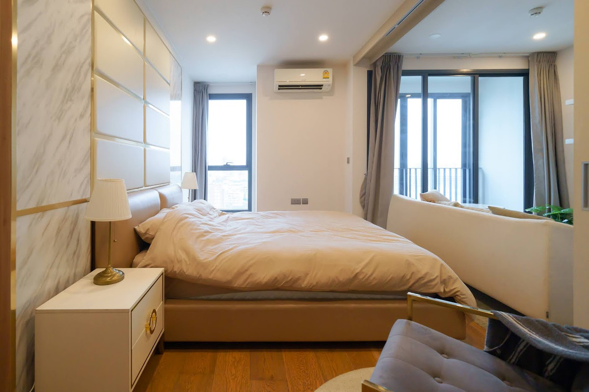 For RentCondoRatchathewi,Phayathai : Condo for rent Q Chidlom - Phetchaburi, room facing north. Fully furnished Ready to move in