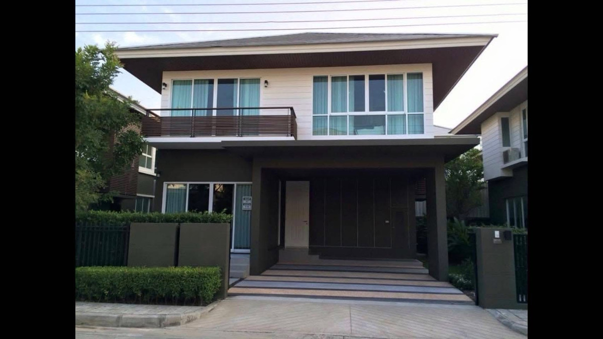 For RentHouseSamut Prakan,Samrong : Project Nara Botanic Srinakarin
Single House for Rent near Sri Lasalle Station (Yellow Line)
