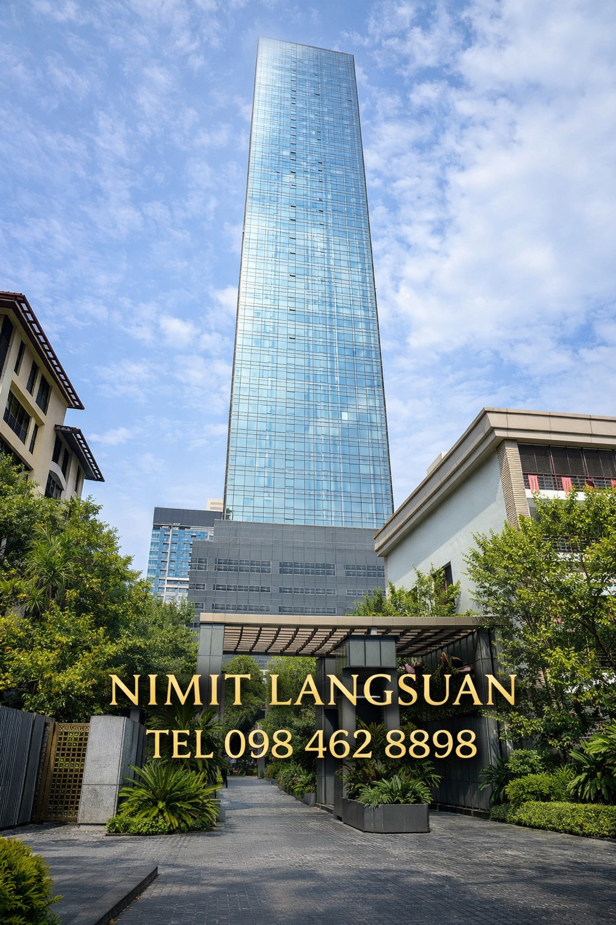 ขายคอนโดวิทยุ ชิดลม หลังสวน : 🌿 Rare 2BR Corner Residence at Nimit Langsuan Tel.0984628898
