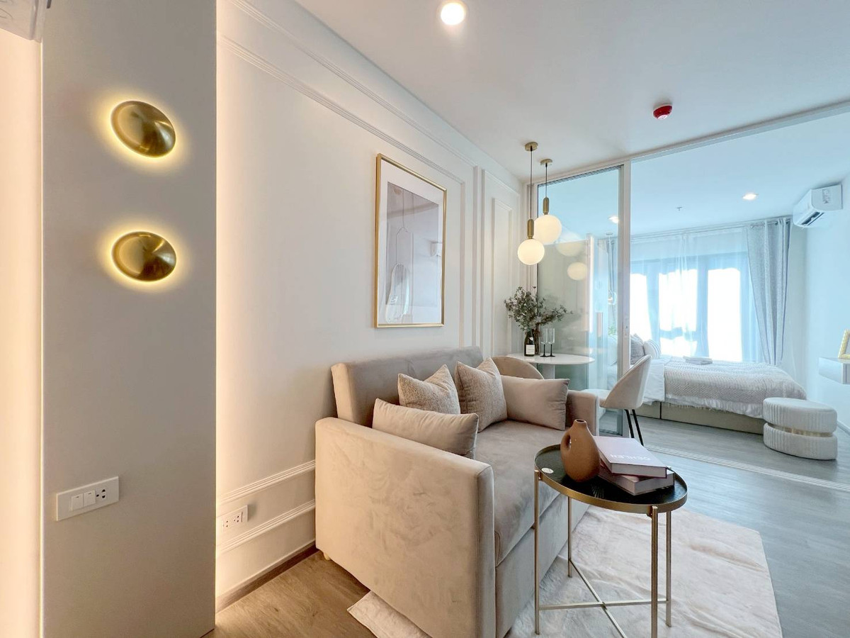 ขายคอนโดท่าพระ ตลาดพลู วุฒากาศ : คอนโดมือ 1 แต่งแบบห้องตัวอย่าง สวยครบจบ ติดรถไฟฟ้าวุฒากาศ