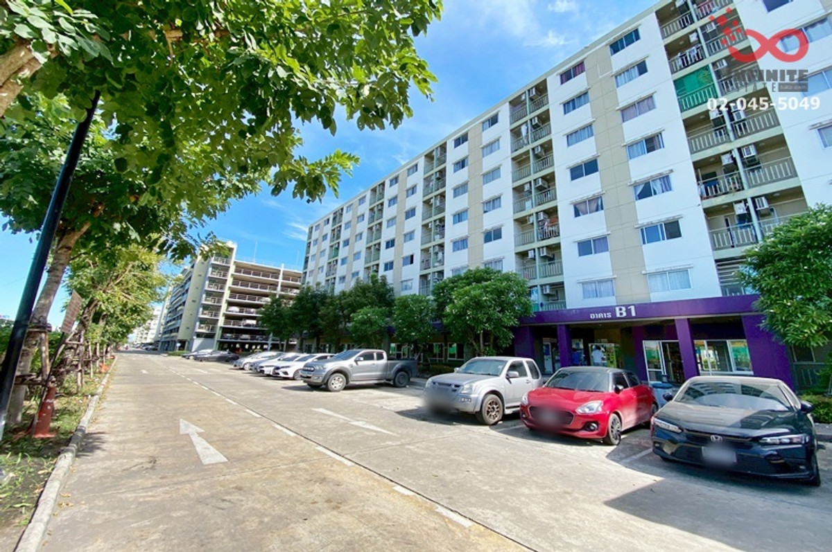 For SaleCondoLadkrabang, Suwannaphum Airport : Condo for sale, Lumpini Condotown Romklao-Suvarnabhumi, 22 sq m., 4th floor, corner room.