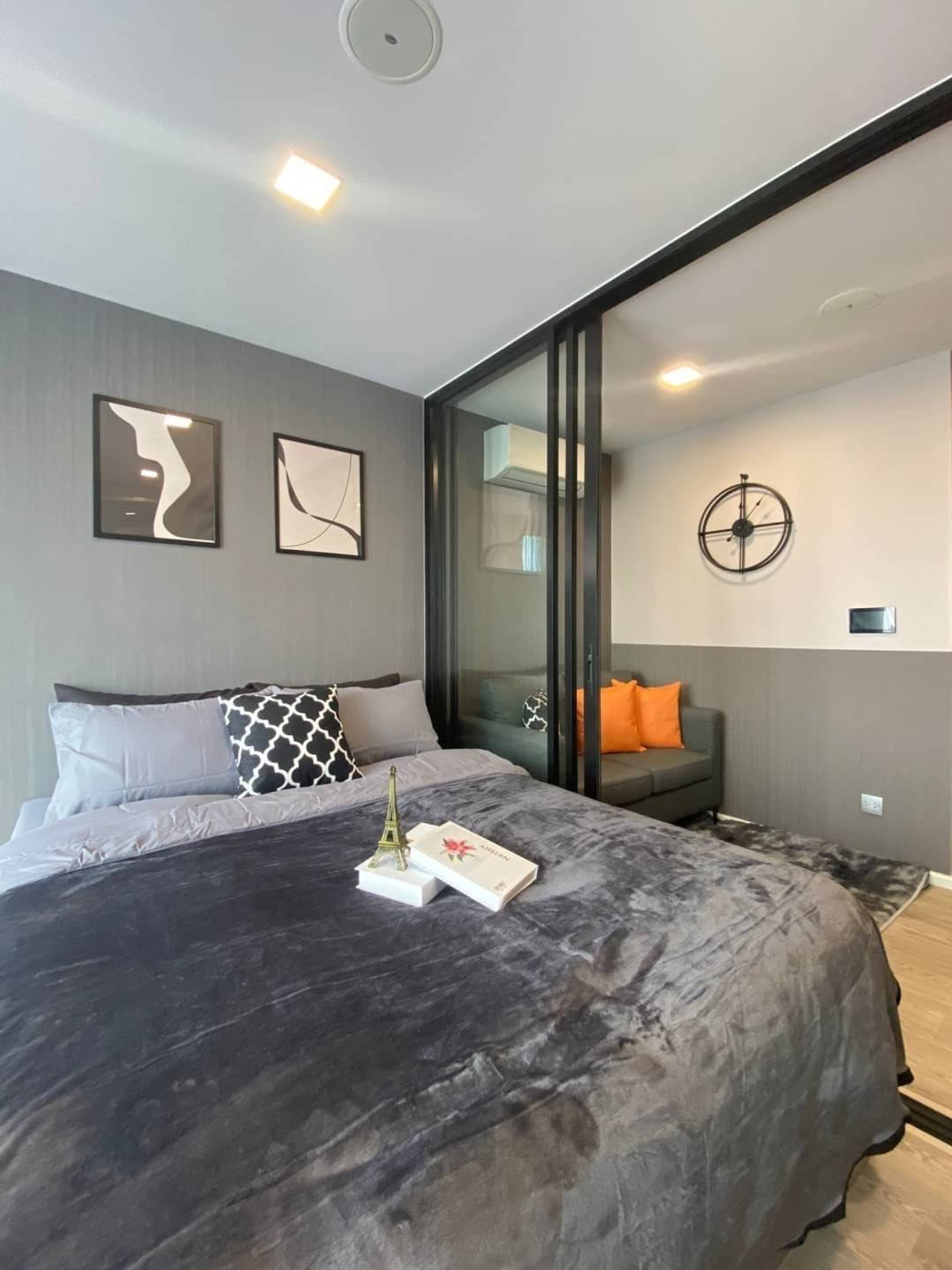 For RentCondoPathum Thani,Rangsit, Thammasat : 🏡 For rent Kave Town Colony 11,000฿💖 ✨ Building C, 7th floor, golf course view ✅️ Ready to move in