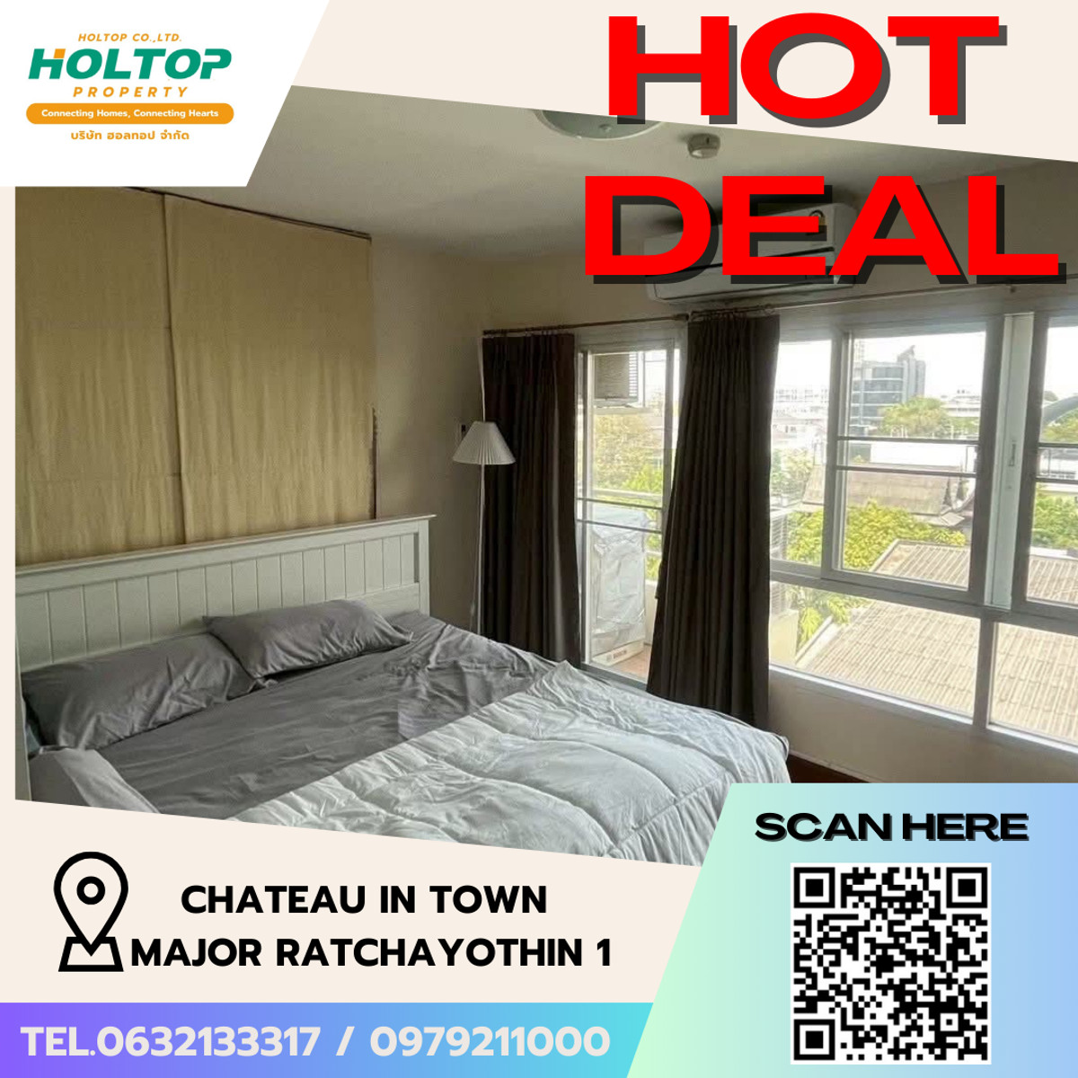 For RentCondoKasetsart, Ratchayothin : #L027 🎉 100369 Condo for rent Chateau In Town Major Ratchayothin 1