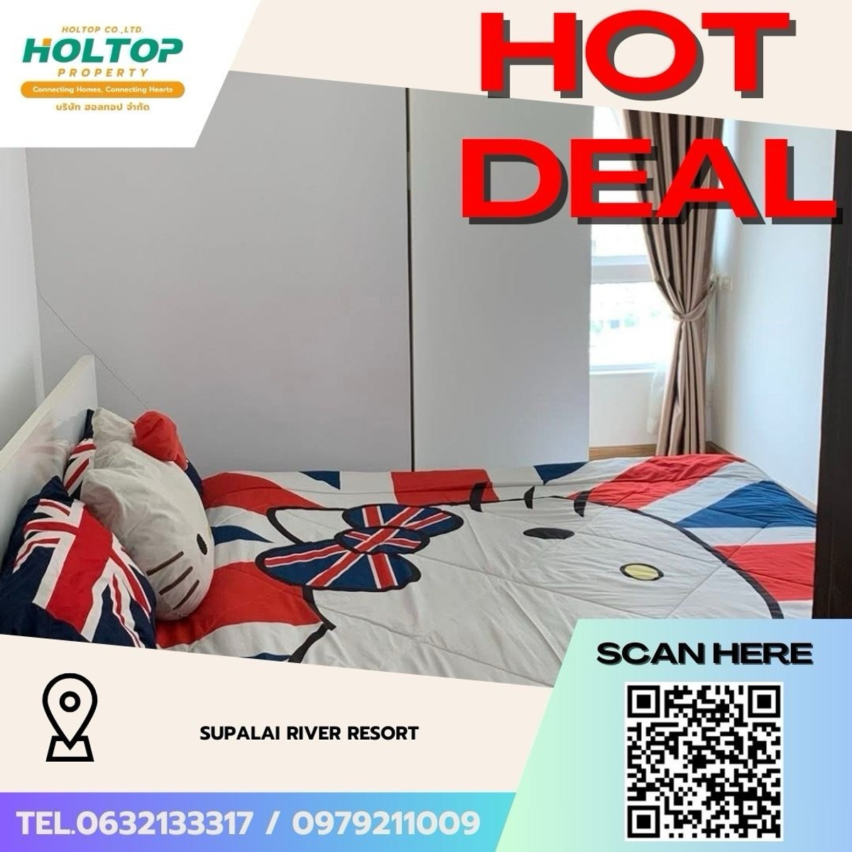 For RentCondoWongwianyai, Charoennakor : #Z4932💥 100369 🔥Condo for rent Supalai River Resort (old code S647)