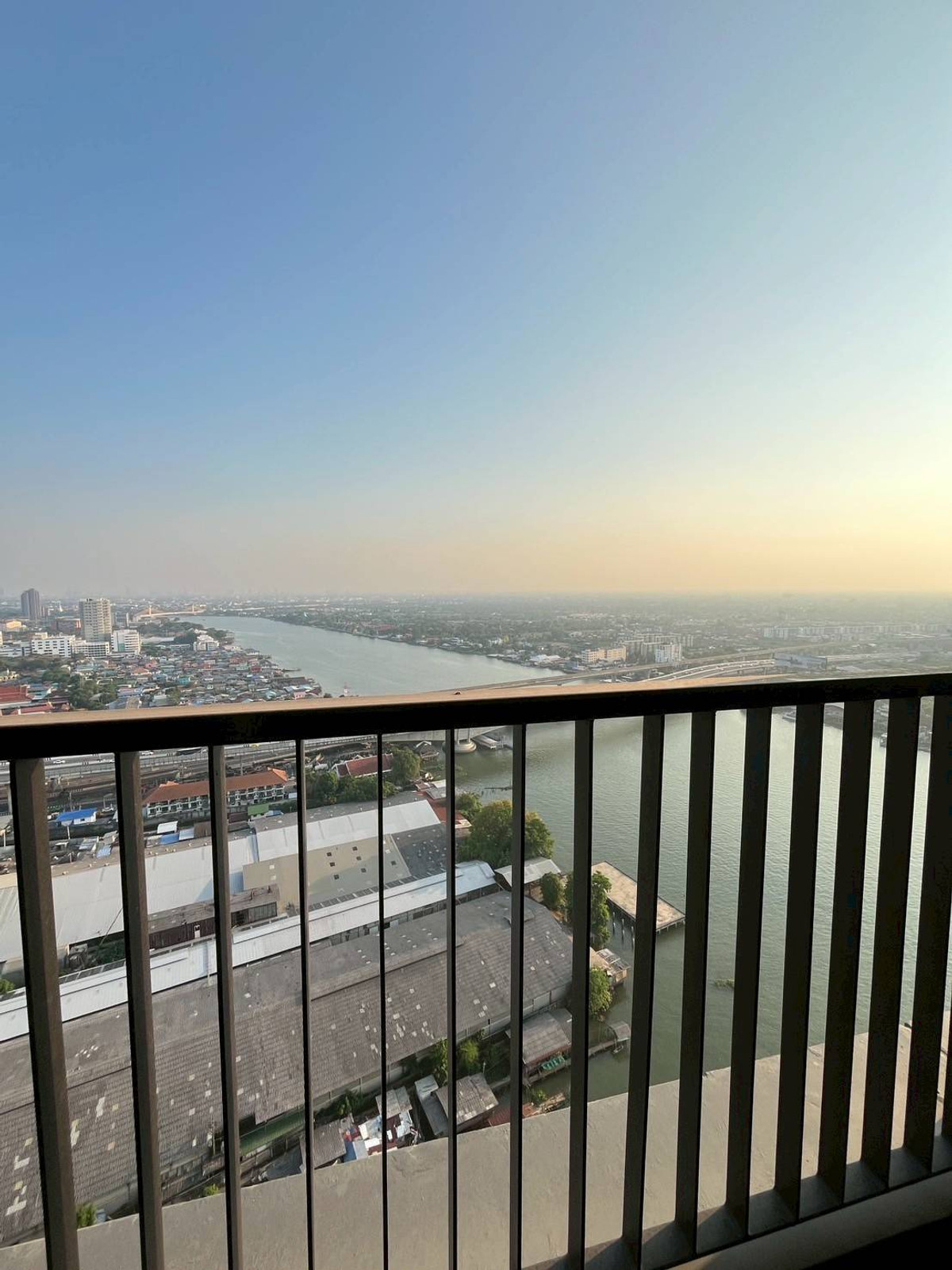 For SaleCondoRattanathibet, Sanambinna : 🔥 Urgent sale! Beautiful room, full river view, The Politan Rive (The Politan Rive), corner room, high floor, Chao Phraya view + city view, very beautiful!