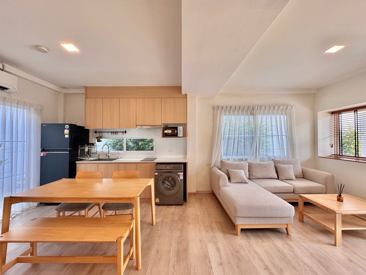 For RentTownhomeBangna, Bearing, Lasalle : 💥ForRent💥Indy2 Bangna Ramkhamhang2 🏡 Near Mega Bangna ‼️Corner House ⭐️ Private Garden 🌳 Ready to move in ‼️  Fully Furnished ✨