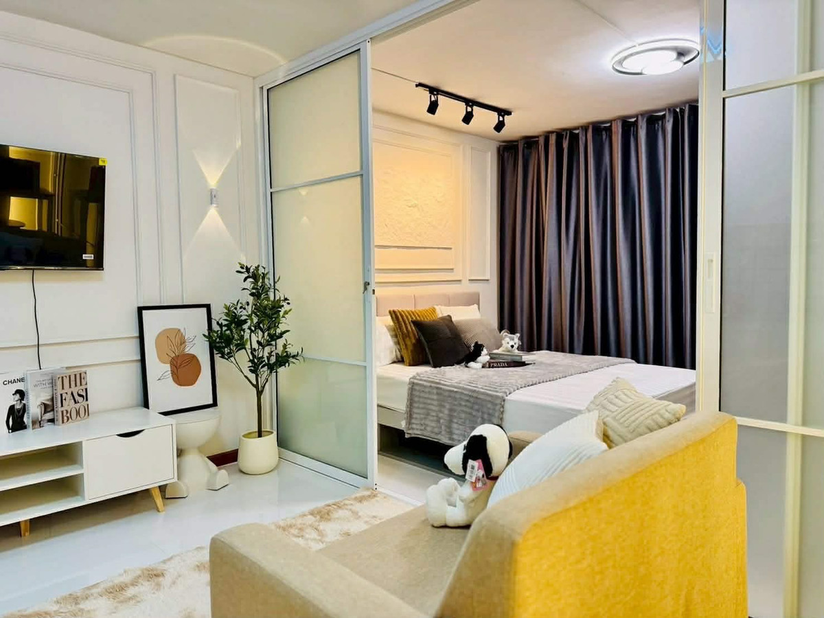 ขายคอนโดลาดพร้าว101 แฮปปี้แลนด์ : ME2500847 ผ่อนถูกกว่าค่าเช่า! คอนโด​ City Villa วิวสระว่ายน้ำ ใกล้ MRT เลี้ยงสัตว์ได้