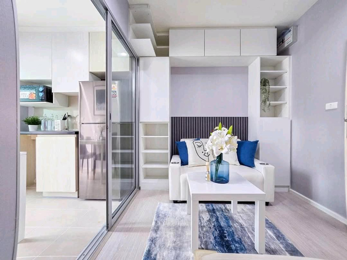 For RentCondoThaphra, Talat Phlu, Wutthakat : Near BTS Wutthakat ICONSIAM, ready to move in.