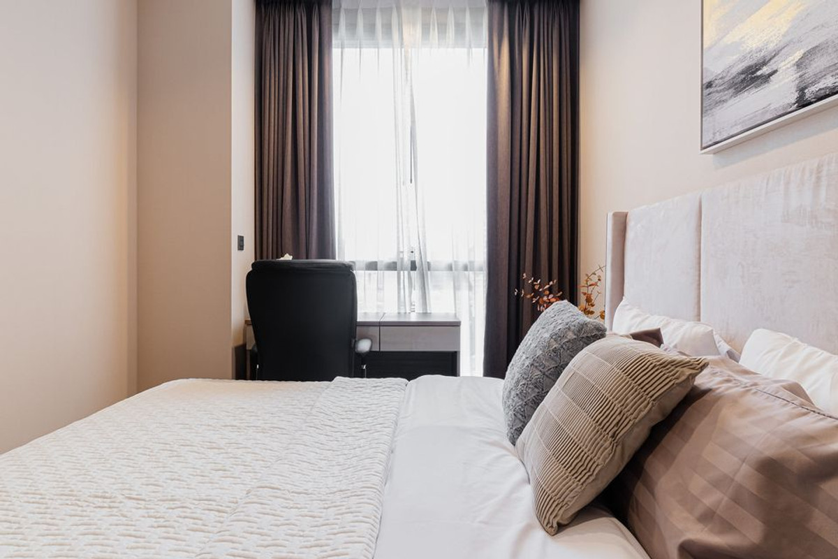 For SaleCondoRatchathewi,Phayathai : The Line Ratchathewi【𝐒𝐄𝐋𝐋 & 𝐑𝐄𝐍𝐓】🔥Natural style room with soft wood tones, relaxing atmosphere🔥 Contact Line ID: @hacondo