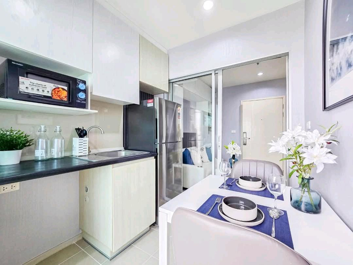 For RentCondoThaphra, Talat Phlu, Wutthakat : Near BTS Wutthakat ICONSIAM, ready to move in.