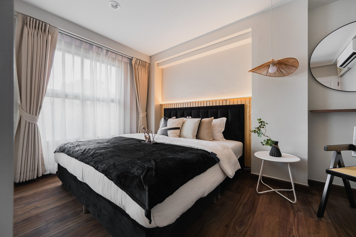 For SaleCondoVipawadee, Don Mueang, Lak Si : Park View Vibhavadi, large room, 2 bedrooms, next to Vibha Road, near the BTS, near the airport_Do794