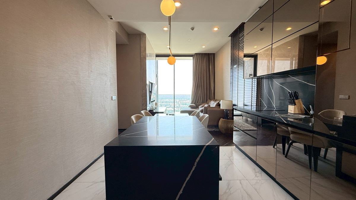 For RentCondoSukhumvit, Asoke, Thonglor : Condo for rent: The Esse 36, beautiful and new 2-bedroom unit, fully furnished, near BTS Thonglor. Special price.