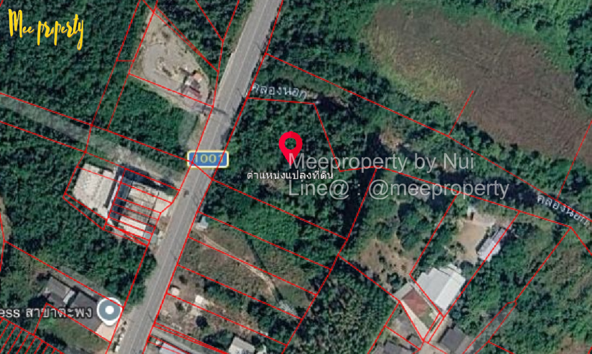 ขายที่ดินระยอง : ขายที่ดินพร้อมโอกาสลงทุน! ใกล้หาดแม่รำพึง เพียง 2 นาที  1.8 กม. โอกาสดีๆ เนื้อที่: 2 ไร่ 1 งาน 42 ตร.ว.  ตะพง  จังหวัดระยอง  ME-250