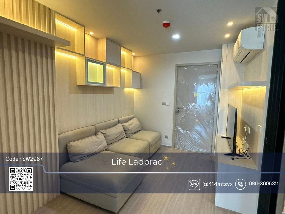 For RentCondoLadprao, Central Ladprao : ✨️ Condo for rent, Life Ladprao, beautifully decorated, ready to move in✨