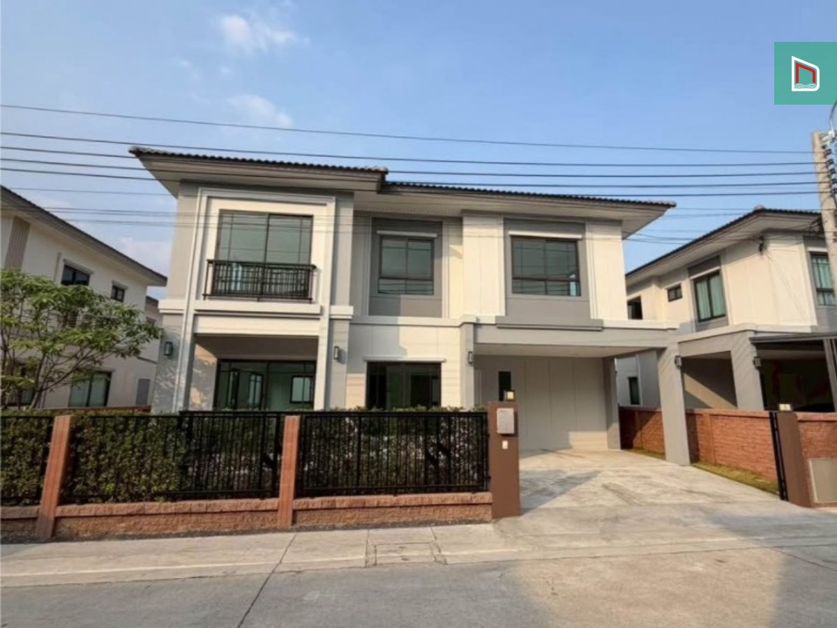 For SaleHouseMahachai Samut Sakhon : Single house Nichakorn Tha Mai 1, next to Tha Chin River view, 39 sq m, 4 bedrooms, 3.69 million, entire house made of red bricks. New condition, only 3 years old, quiet, no flooding, near the market and Lotus.