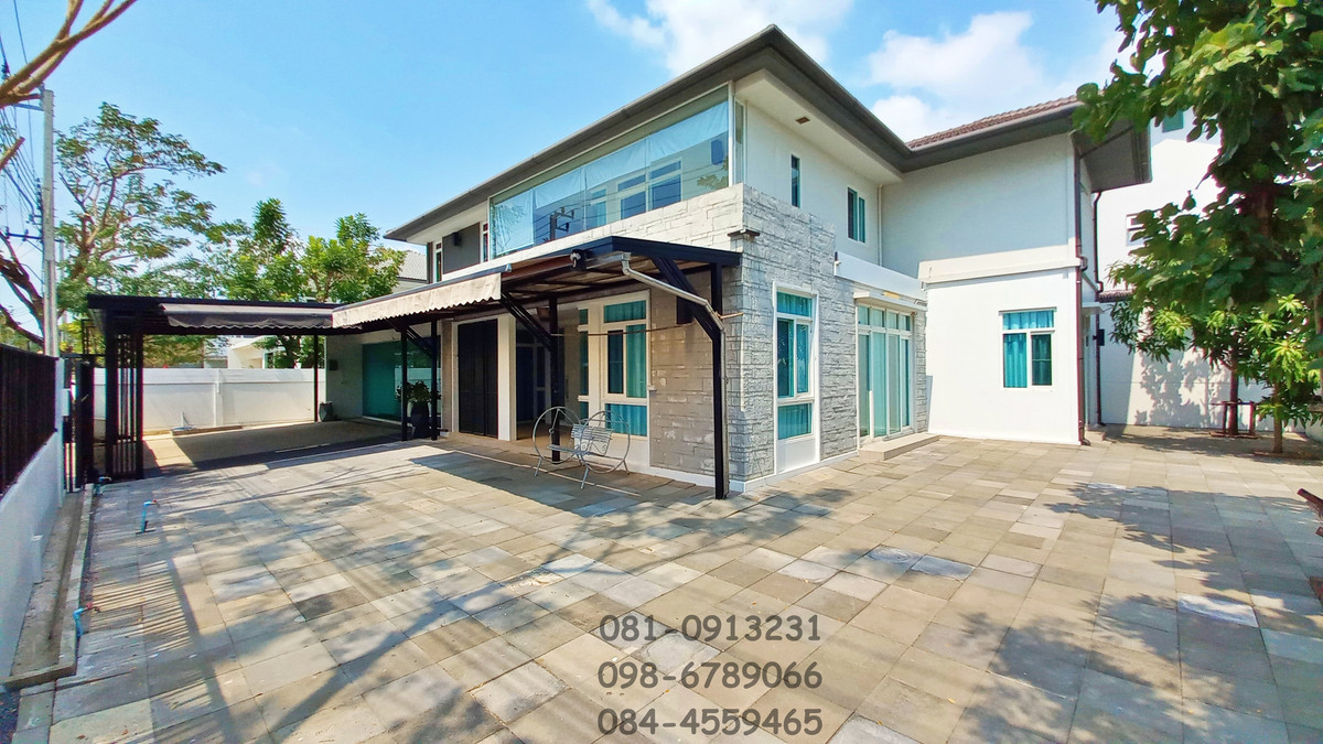 For SaleHouseBangna, Bearing, Lasalle : Mantana 2 Bangna Km. 7 Single house, energy saving, premium Feng Shui.