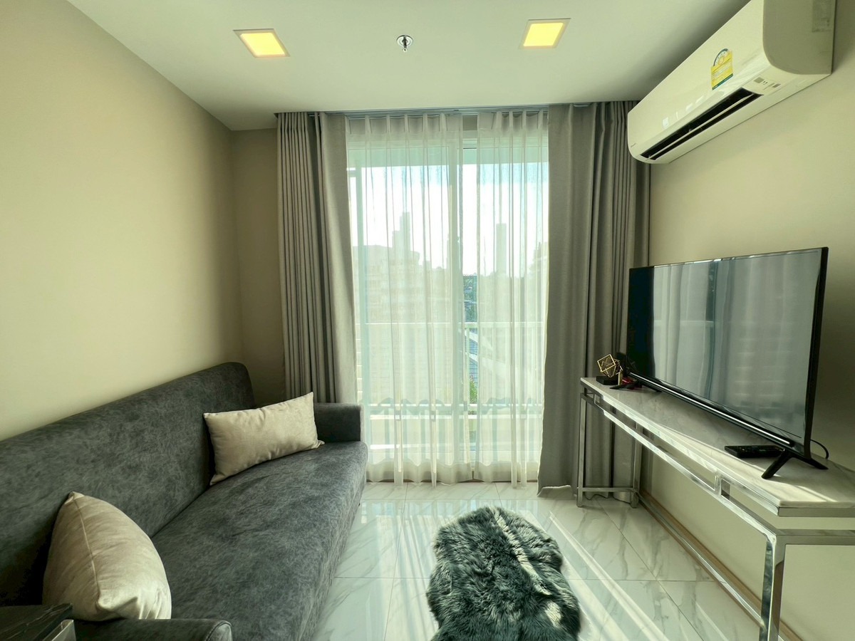 For RentCondoOnnut, Udomsuk : 🔥1 bedroom condo for rent, Bless Residence Ekkamai, new room, near BTS, convenient travel, there is a shuttle.