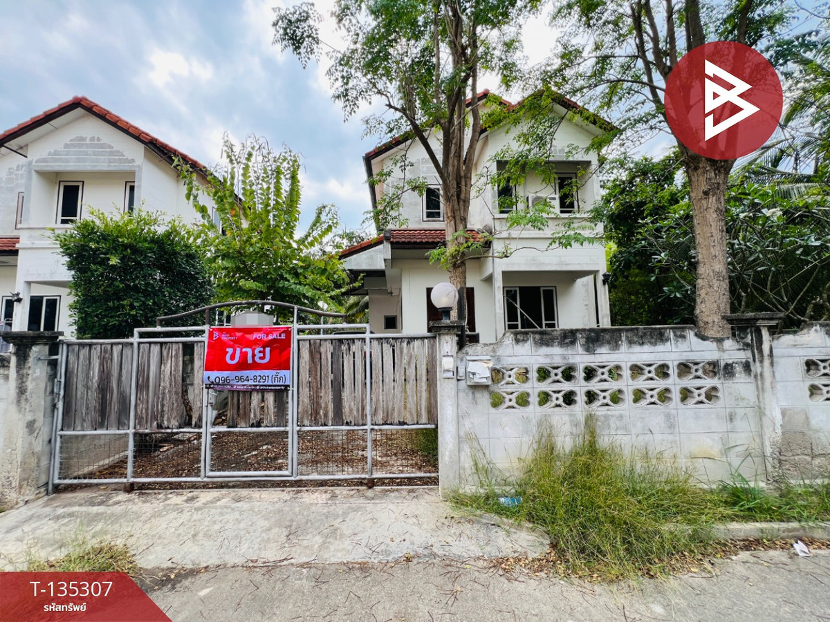 For SaleHouseSamut Songkhram : Single house for sale Montri Village Garden Ville (Montri Garden Ville), Ban Prok, Samut Songkhram