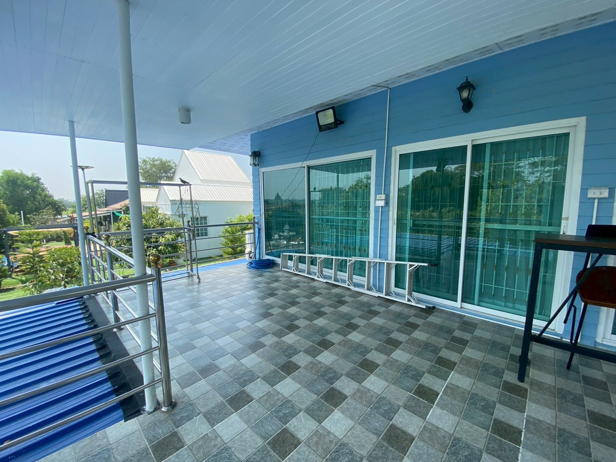 ขายบ้านอยุธยา : 95306 - ขาย บ้านสวนริมแม่น้ำ บรรยากาศรีสอร์ท พร้อมเข้าอยู่ได้เลย ริมแม่น้ำน้อย เสนา อยุธยา