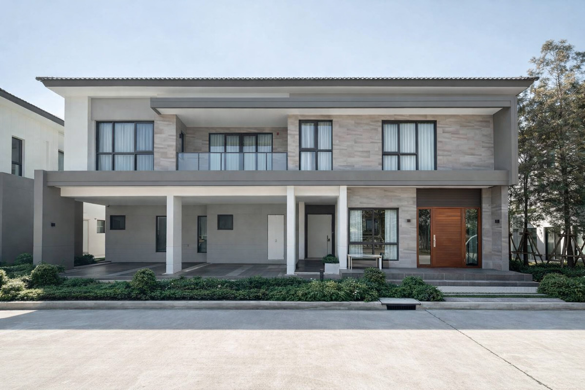 ขายบ้านบางนา แบริ่ง ลาซาล : The City Bangna (โครงการใหม่) บ้านเดี่ยวหลังใหญ่ติด Mega Bangna พื้นที่ใช้สอย 416 ตร.ม. ตกแต่งครบ Please call: 082-894-4624