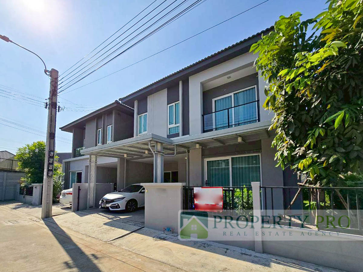 For SaleSamut Prakan,Samrong : TwinHouse for Sale Grande Pleno Bangna Onnut, 3 Bedroom 35 Sqw 146 Sqm Minimal Style with Good Condition Near Chaloem Phrakiat Rama 9, Kingkaew, Suvarnabhumi Airport, Prawet, Ladkrabang, MegaBangna : MJ25S-009