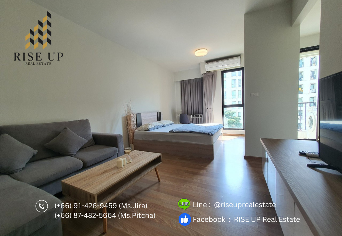 For RentCondoBangna, Bearing, Lasalle : Condo for rent 📣Unio Sukhumvit 72 Phase 1，Studio, 1 Bathroom , 27 Sq.m. , 9,000  Baht/Month🔥🔥