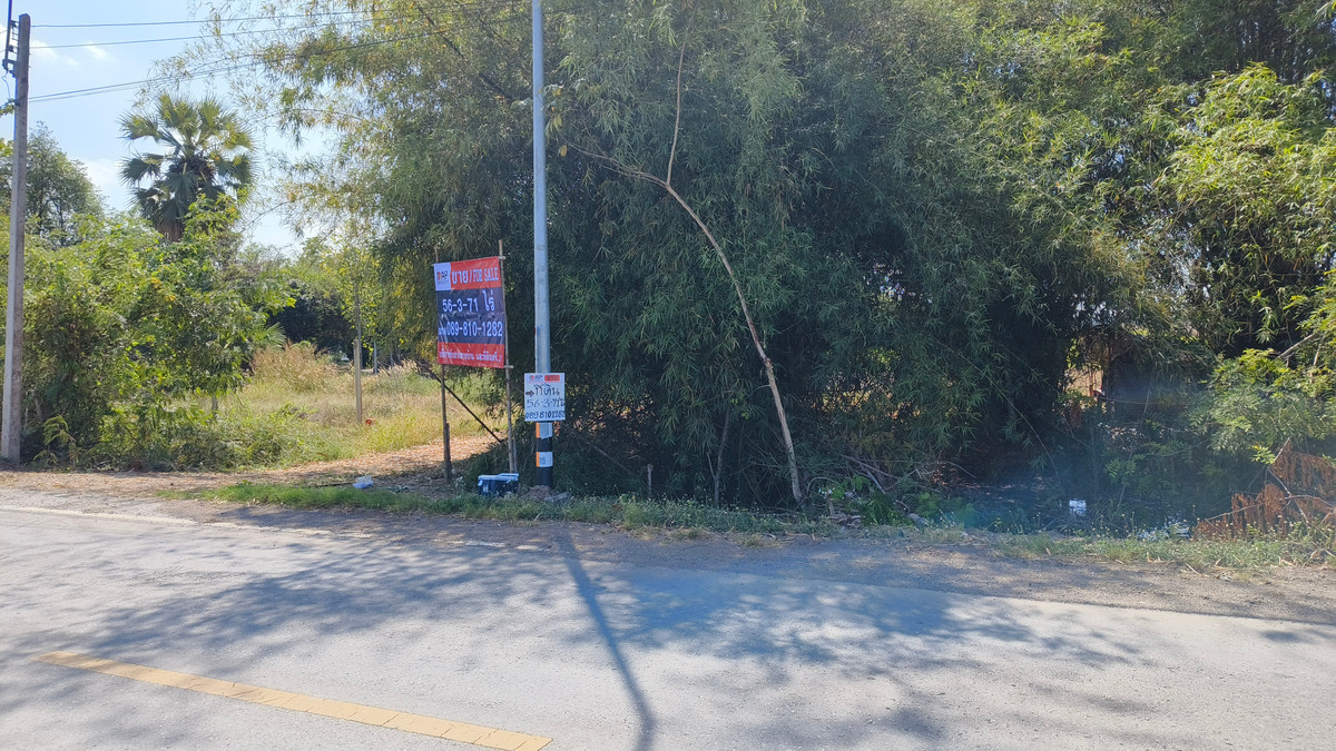 ขายที่ดินปทุมธานี รังสิต ธรรมศาสตร์ : ขายด่วนที่ดินแปลงใหญ่ ริมคลองชลประทาน อ.หนองเสือ จ.ปทุมธานี