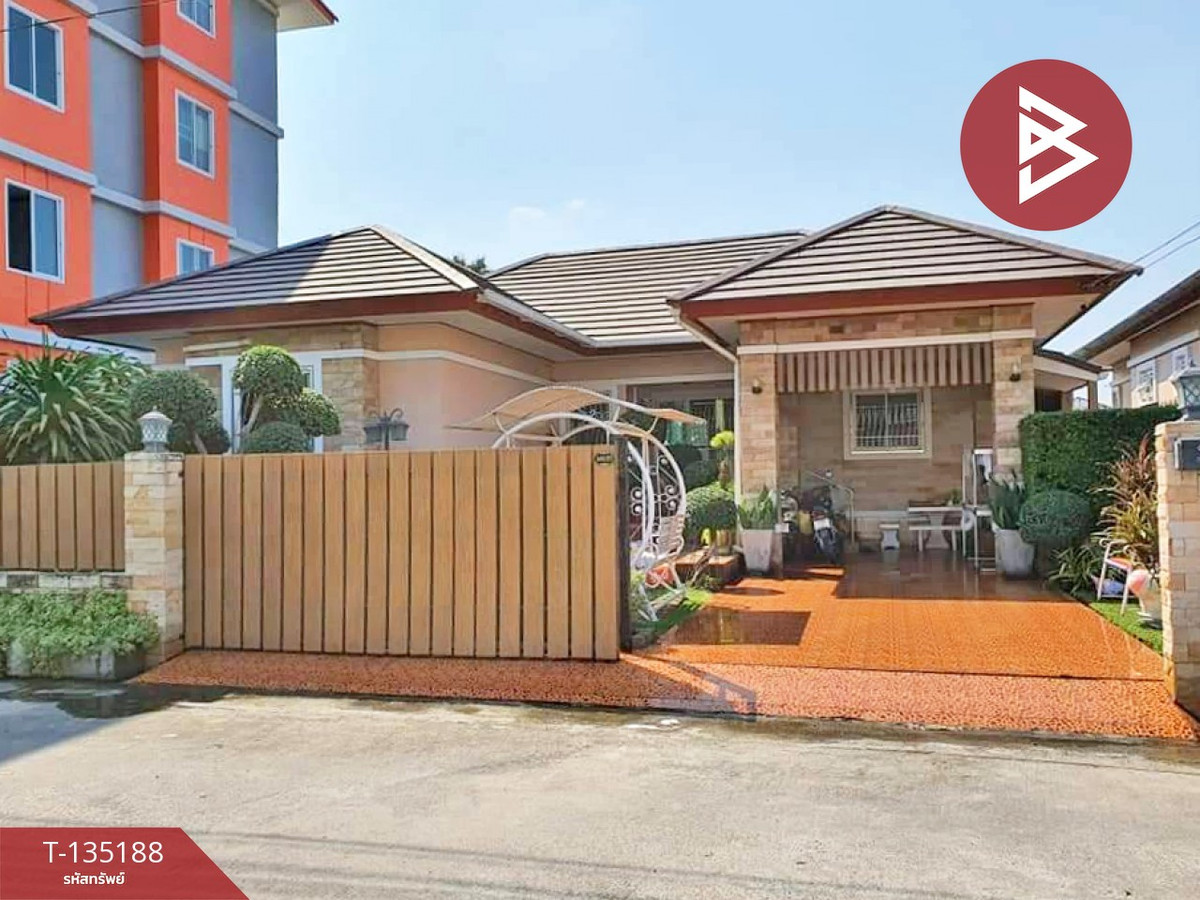 For SaleHousePattaya, Bangsaen, Chonburi : Single house for sale Kansini Ville Village, Phan Thong, Chonburi, ready to move in.