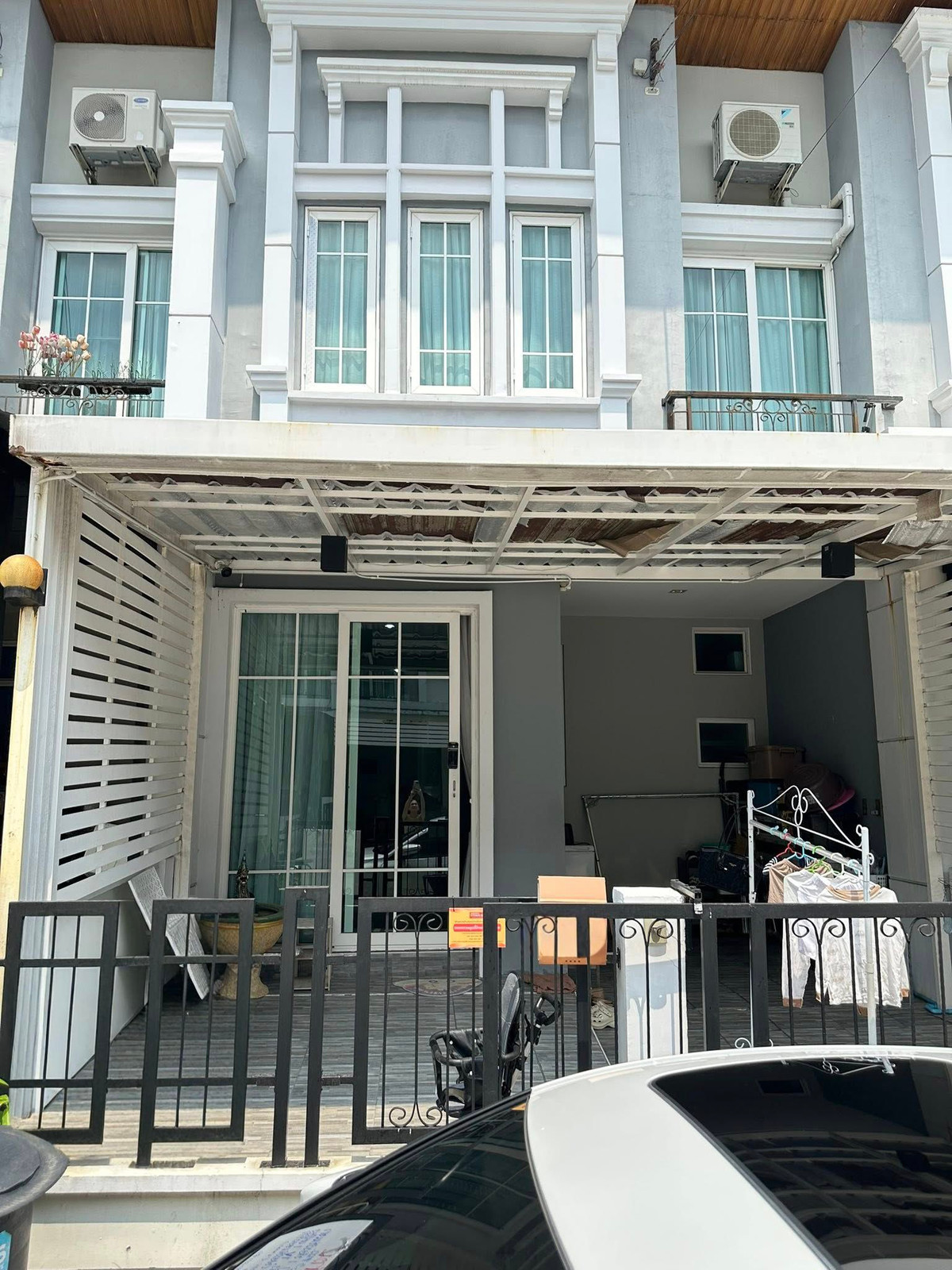 For SaleTownhomeLadkrabang, Suwannaphum Airport : Beautiful built-in, 16.3 sq m, 3 bedrooms, 2 bathrooms, 2-story townhome, Golden Town 3, Bangna, Suan Luang.