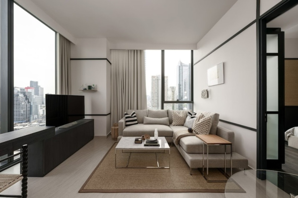 ขายคอนโดสาทร นราธิวาส : 🔥 ขายพร้อมผู้เช่า !! เลี้ยงสัตว์ได้, ชั้นสูง 24++, วิวตึกมหานคร !! 🔥 Code C20240100319..........Tait Sathorn 12, 1 ห้องนอน, 1 ห้องน้ำ, แต่งครบ, ราคาพิเศษ!!📣📣