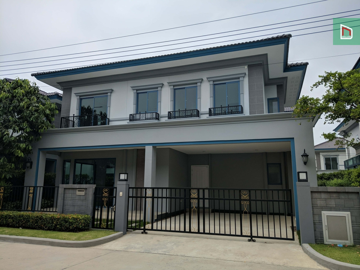 For SaleHouseBang kae, Phetkasem : Grandio Bang Khae 50 sq m, 4 bedrooms, 4 bathrooms (every room built-in) 8.99 million, north is not hot. High ceilings, close to MRT Lak Song and The Mall Bang Khae, 10 minutes.