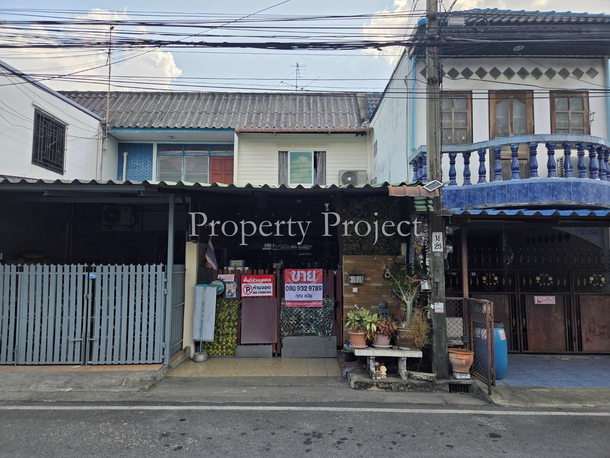 For SaleTownhomeRattanathibet, Sanambinna : Townhouse for sale 16 sq m, Anchali Village, Sanambinnam.