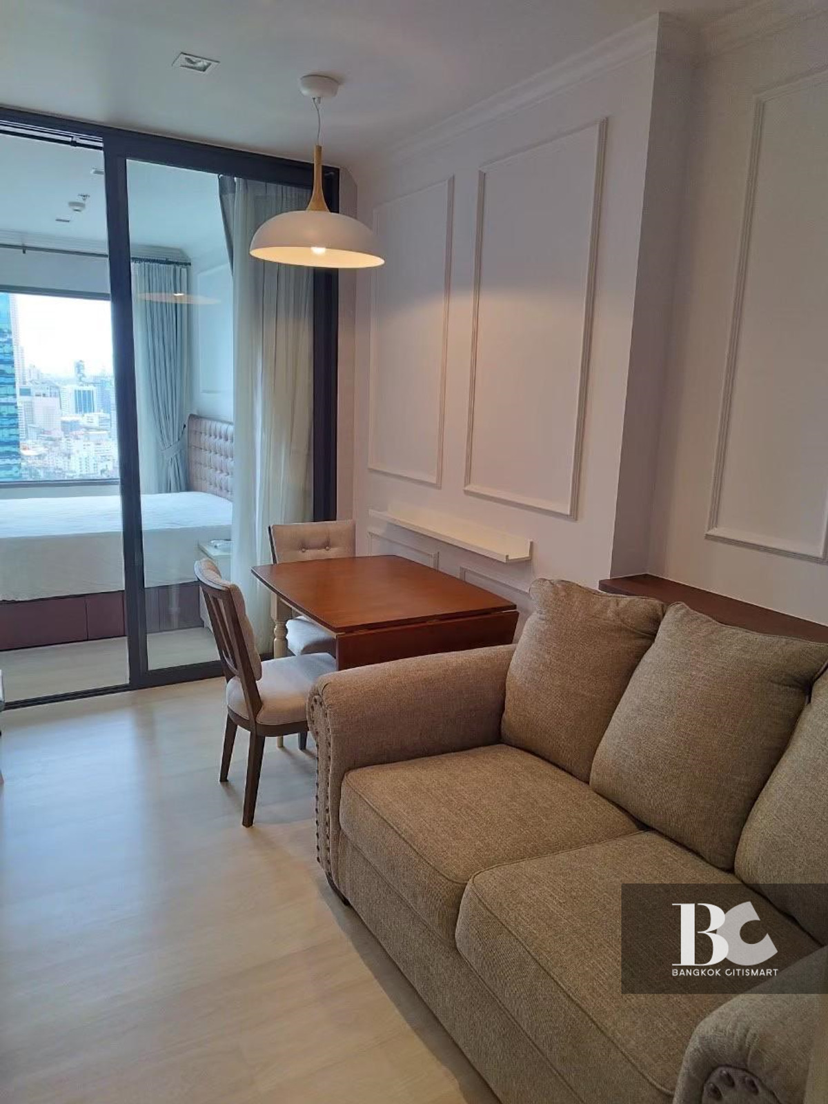 ให้เช่าคอนโดวิทยุ ชิดลม หลังสวน : ⚜️ High floor 1 bedroom for rent at Life one wireless ⚜️