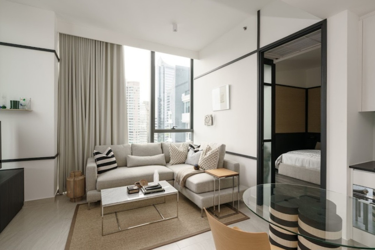 ขายคอนโดสาทร นราธิวาส : 🔥 ขายพร้อมผู้เช่า !! เลี้ยงสัตว์ได้, ชั้นสูง 24++, วิวตึกมหานคร !! 🔥 Code C20240100319..........Tait Sathorn 12, 1 ห้องนอน, 1 ห้องน้ำ, แต่งครบ, ราคาพิเศษ!!📣📣