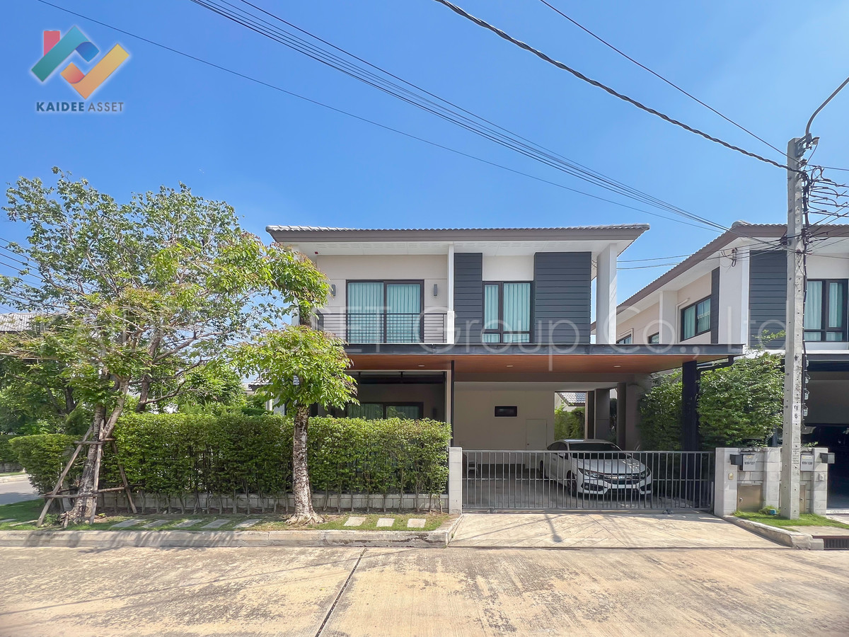 For SaleHouseRama5, Ratchapruek, Bangkruai : Centro Ratchaphruek-Suan Phak | Single house, fully furnished, corner unit, Bang Kruai.