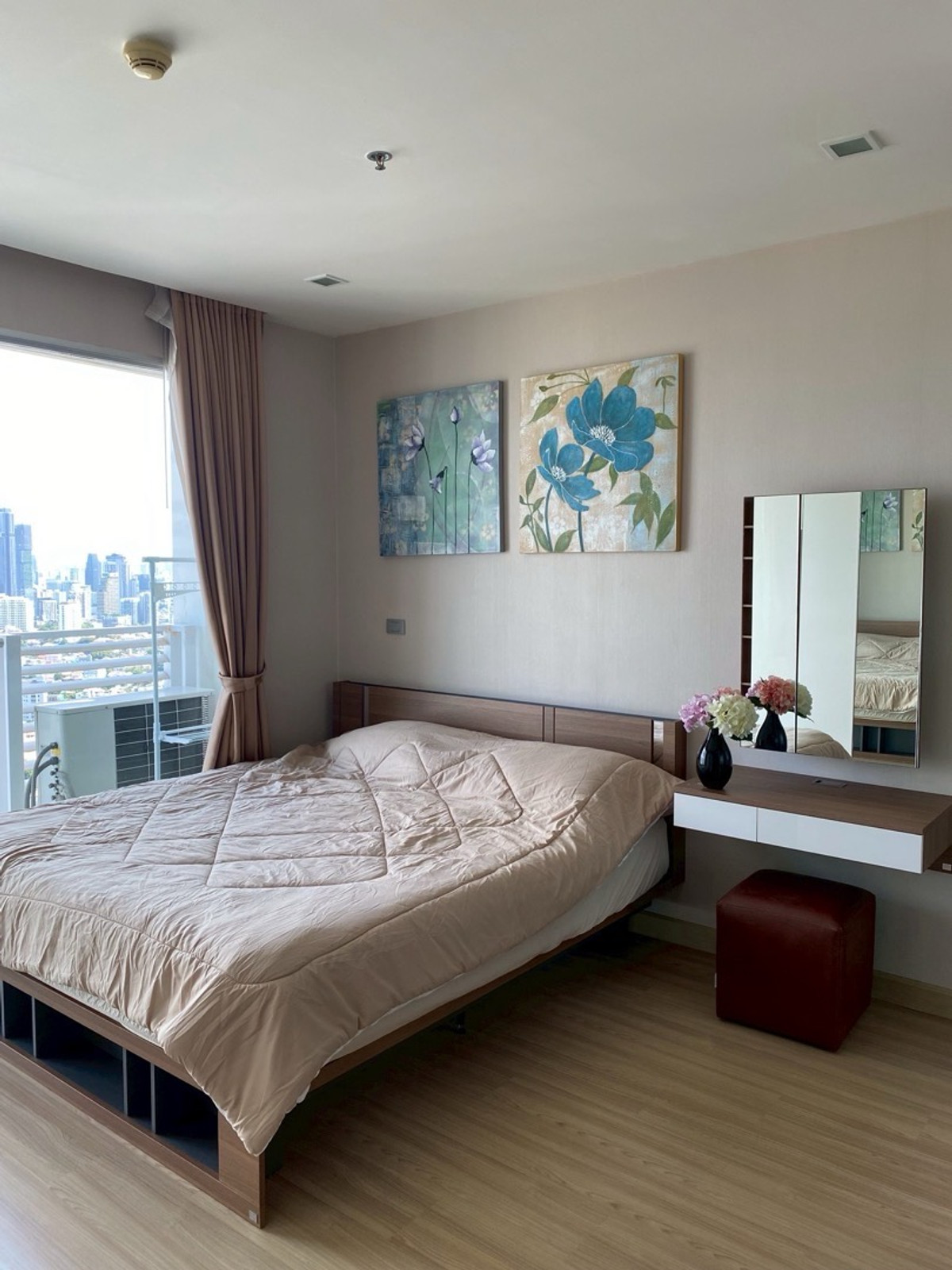 For RentCondoOnnut, Udomsuk : Sky Walk Residence - next to BTS Phra Khanong, 1 bedroom, 1 bathroom, 39 sq m., rent only 21,000 baht per month ✅