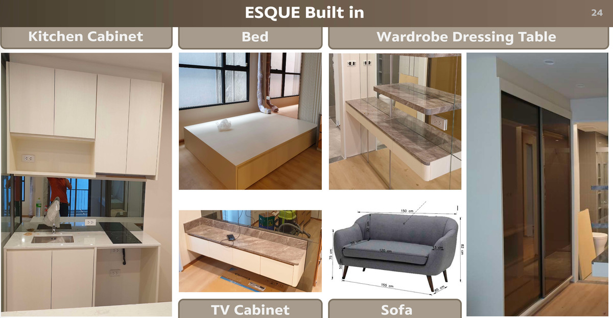 For SaleCondoOnnut, Udomsuk : Line ID: @zimple_asset 🌟 Brand-new unit for sale at ESQUE Sukhumvit 101/1 with furniture, starting from 24–25 sqm. Special price starting from 2.5x MB. Add Line now to receive exclusive discounts and special gifts! 🎉