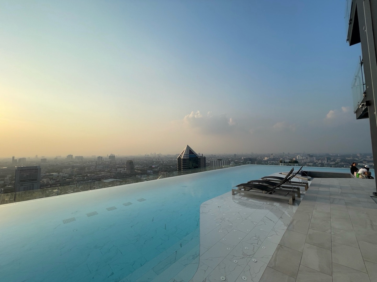 For RentCondoKasetsart, Ratchayothin : For rent: Knightsbride Space Ratchayothin, 32nd floor, city view, next to Bts Phahonyothin 24, walk into the condo ✨🚆