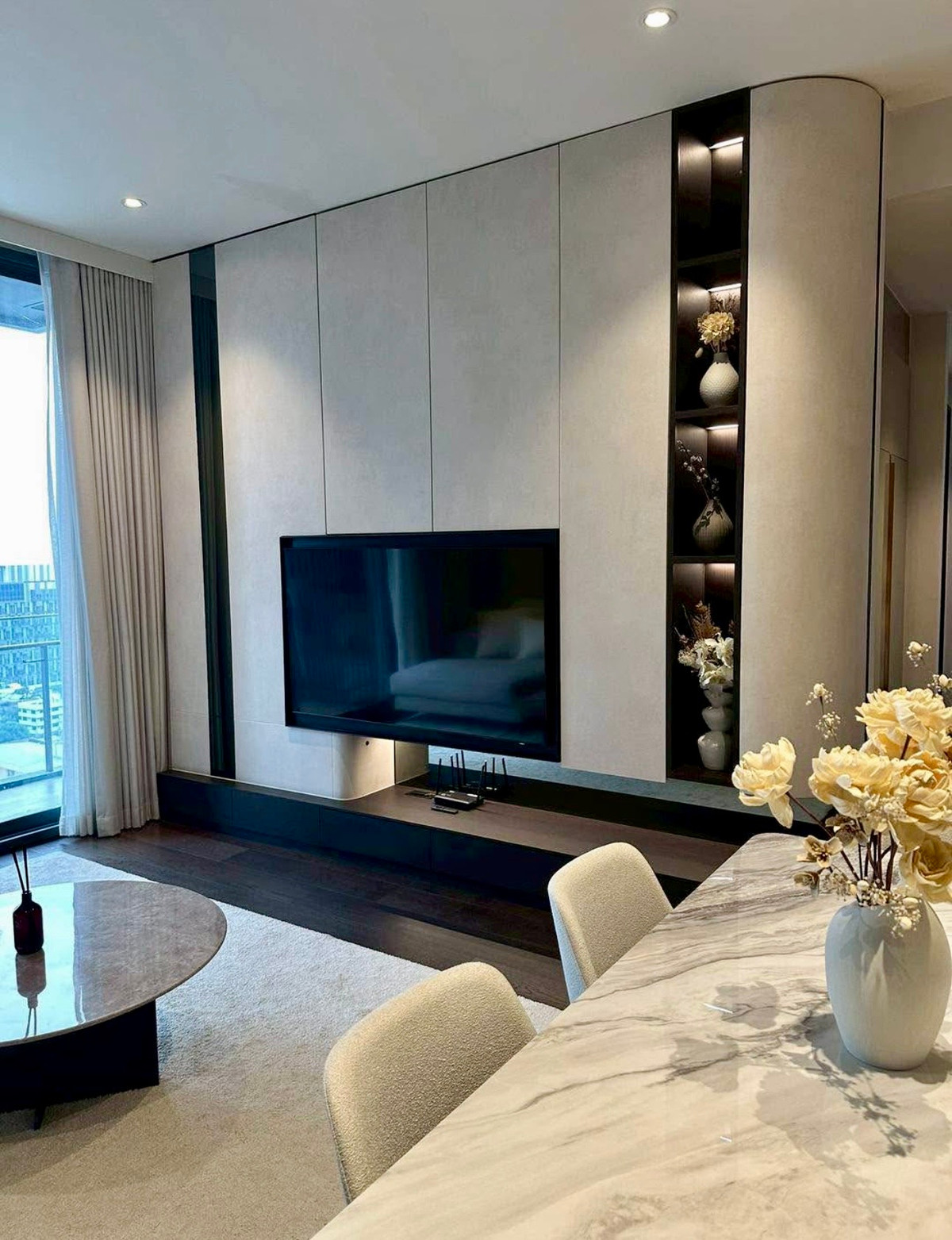 For RentCondoSukhumvit, Asoke, Thonglor : Condo Laviq Sukhumvit 57 near BTS Thonglor 3 bedroom 3 bathroom 115 sqm Ready to move in