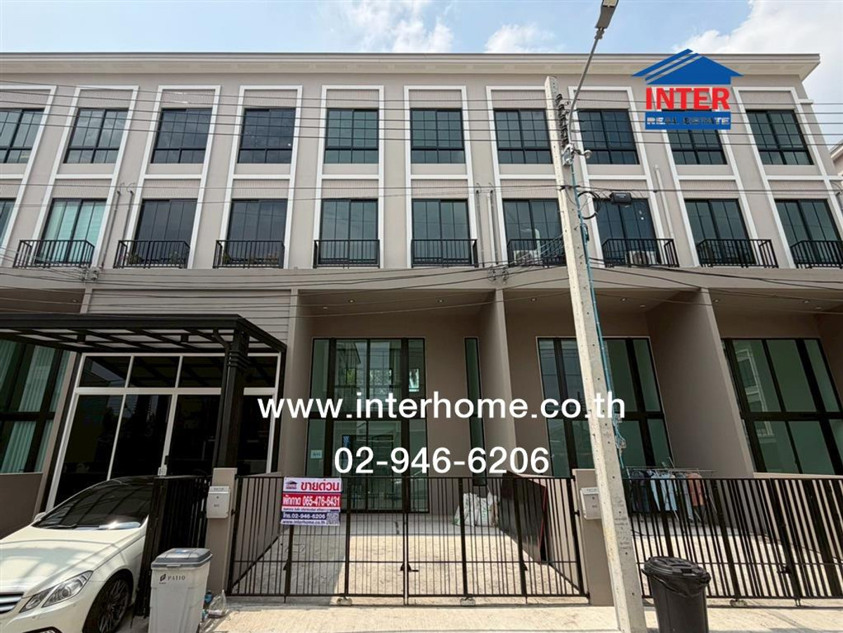 For SaleTownhomeBang kae, Phetkasem : Townhome 3.5 floors, 19.4 sq m, Patio Village. Kanlapaphruek-Sathorn Kanchanaphisek-Kanlapaphruek intersection Kanchanaphisek Road, Bang Khae District, Bangkok