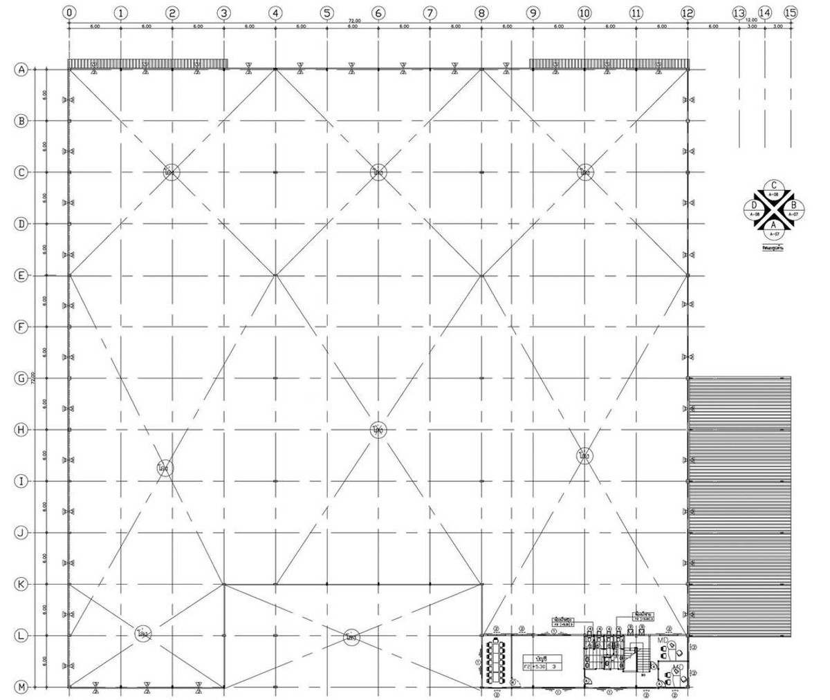 For RentFactoryBangna, Bearing, Lasalle : Warehouse, factory for rent, 6-3-72 rai, purple area 5508 sq m, Bangna-Trad km. 23, outbound, near Suvarnabhumi Airport.
