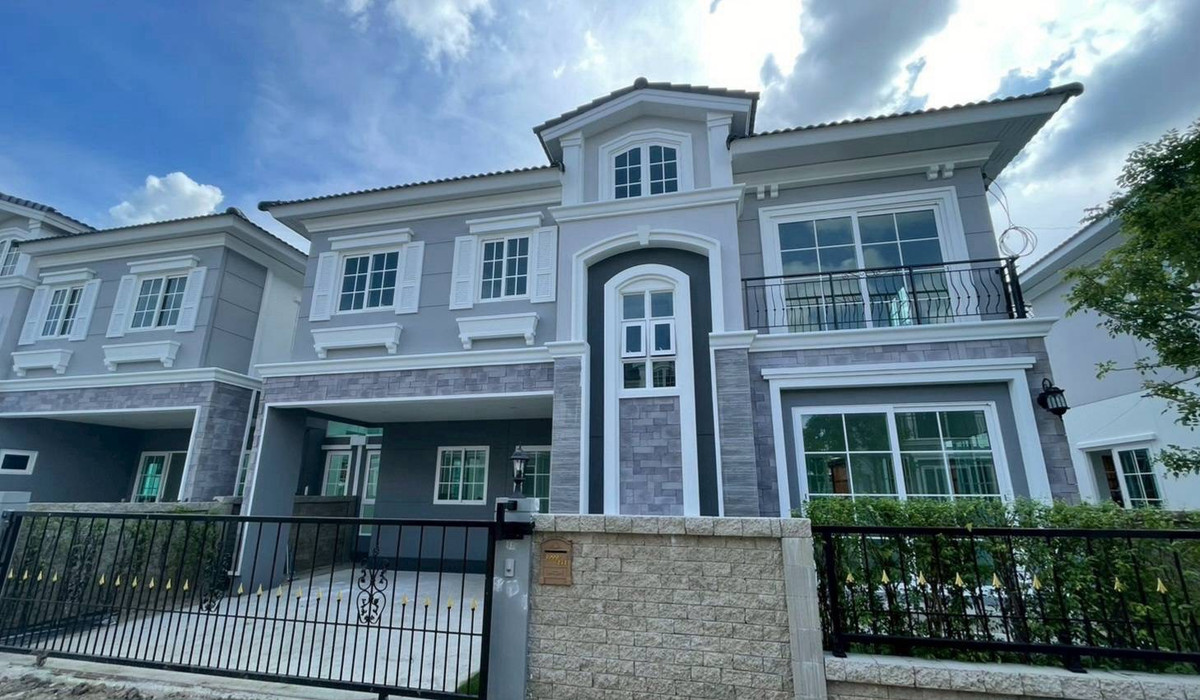 ให้เช่าบ้านสมุทรปราการ สำโรง : Brand New House for Rent – Golden Neo Sukhumvit-Lasalle ✨The house is infront the Garden✨