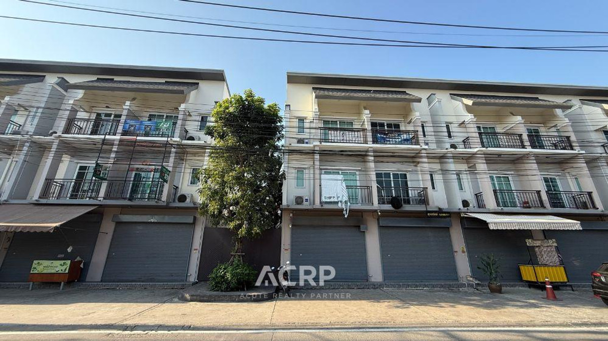 For SaleTownhomeRathburana, Suksawat : Shophouse for Sale – 3 Storeys, Corner Unit Evergreen City Suksawat–Phutthabucha Project