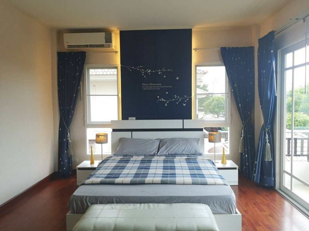 For RentHouseLadkrabang, Suwannaphum Airport : HR3293 Single house for rent, Supalai Suan Luang, next to the main road, Chaloem Phrakiat Rama 9, suitable for living or as a home office.