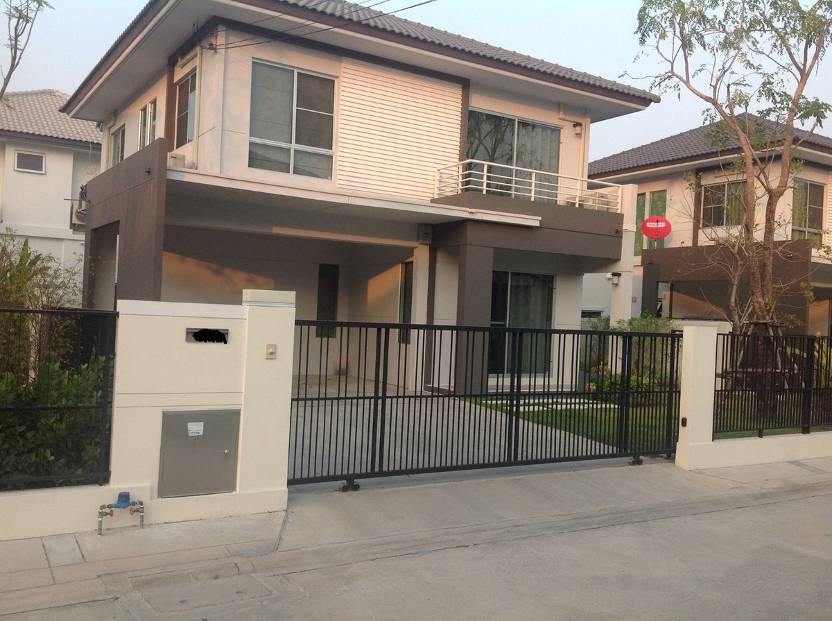 For SaleHouseSamut Prakan,Samrong : 56 sq m, 3 bedrooms, 3 bathrooms, 2-story detached house, Siwalee Bangna KM 14