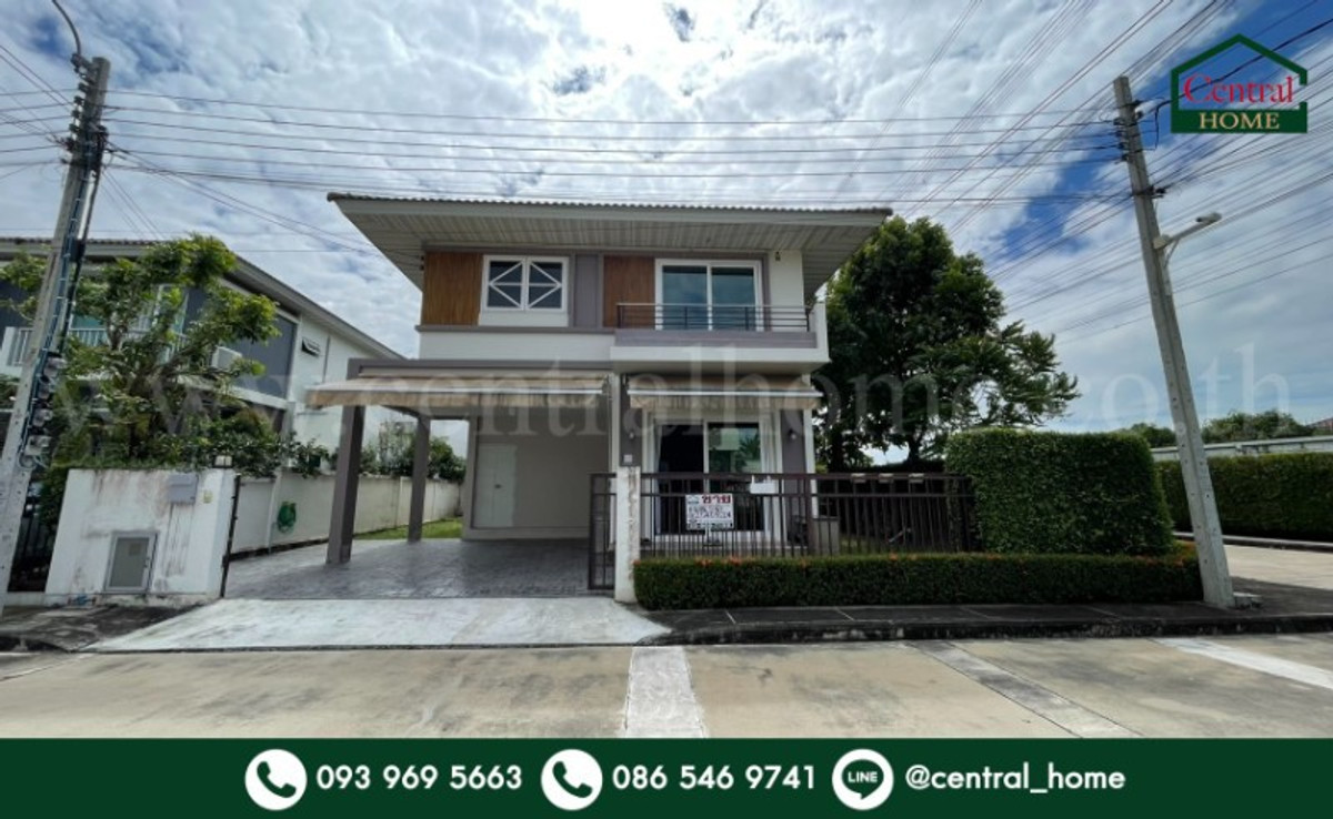 For RentHouseRama5, Ratchapruek, Bangkruai : Single house for rent, Supalai Moda Pinklao - Phutthamonthon Sai 3, ready to move in.