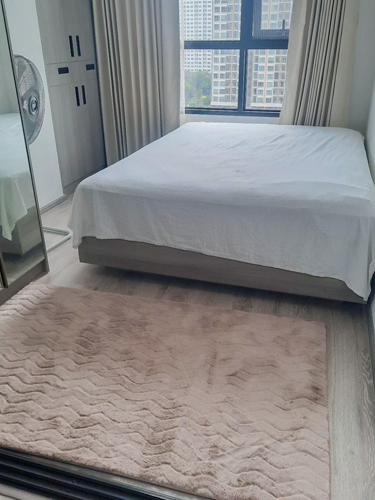 For SaleCondoOnnut, Udomsuk : Corner room, condo for sale, KnightsBridge Prime Onnut, 1 bedroom, 31.62 sq m, 36th floor, high view, near BTS On Nut, price 4.99 million baht.