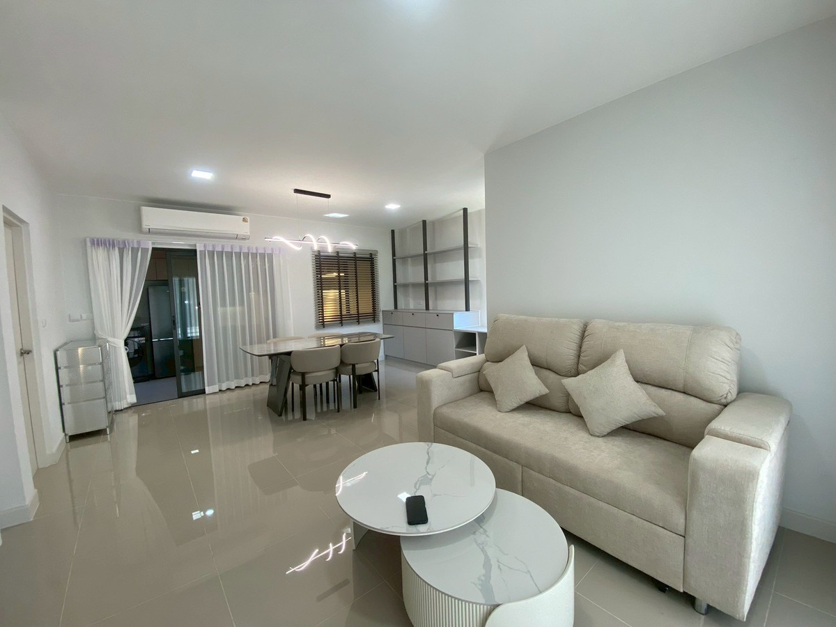 For RentTownhomeBangna, Bearing, Lasalle : K-6797 Beautiful house, ready to move in, good location, near Mega Bangna, for rent! Townhome Pleno Sukhumvit Bangna 3