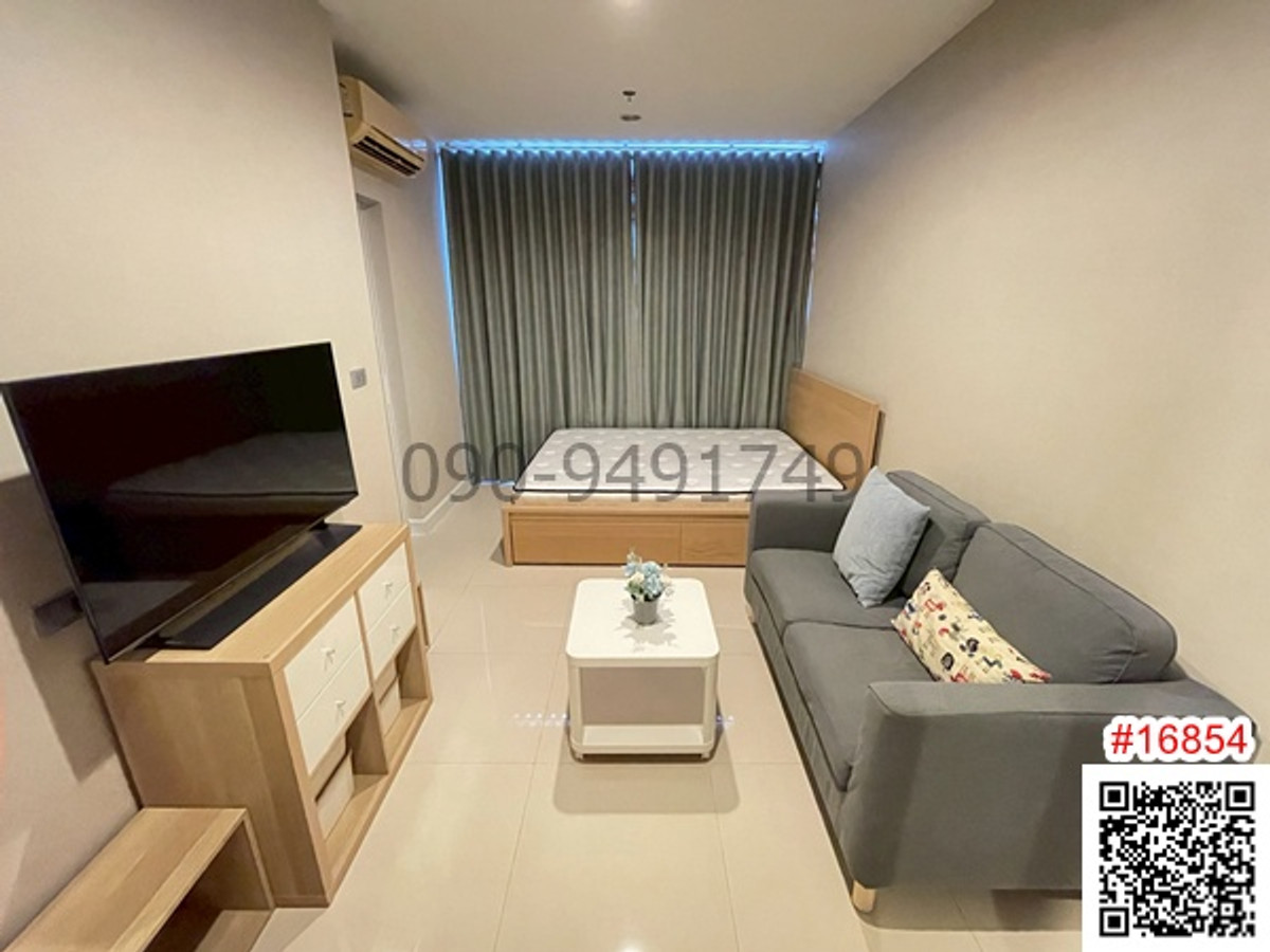 For RentCondoOnnut, Udomsuk : Condo for rent, The Sky Sukhumvit, Building A, 25th floor, ready to move in, near BTS Udomsuk.