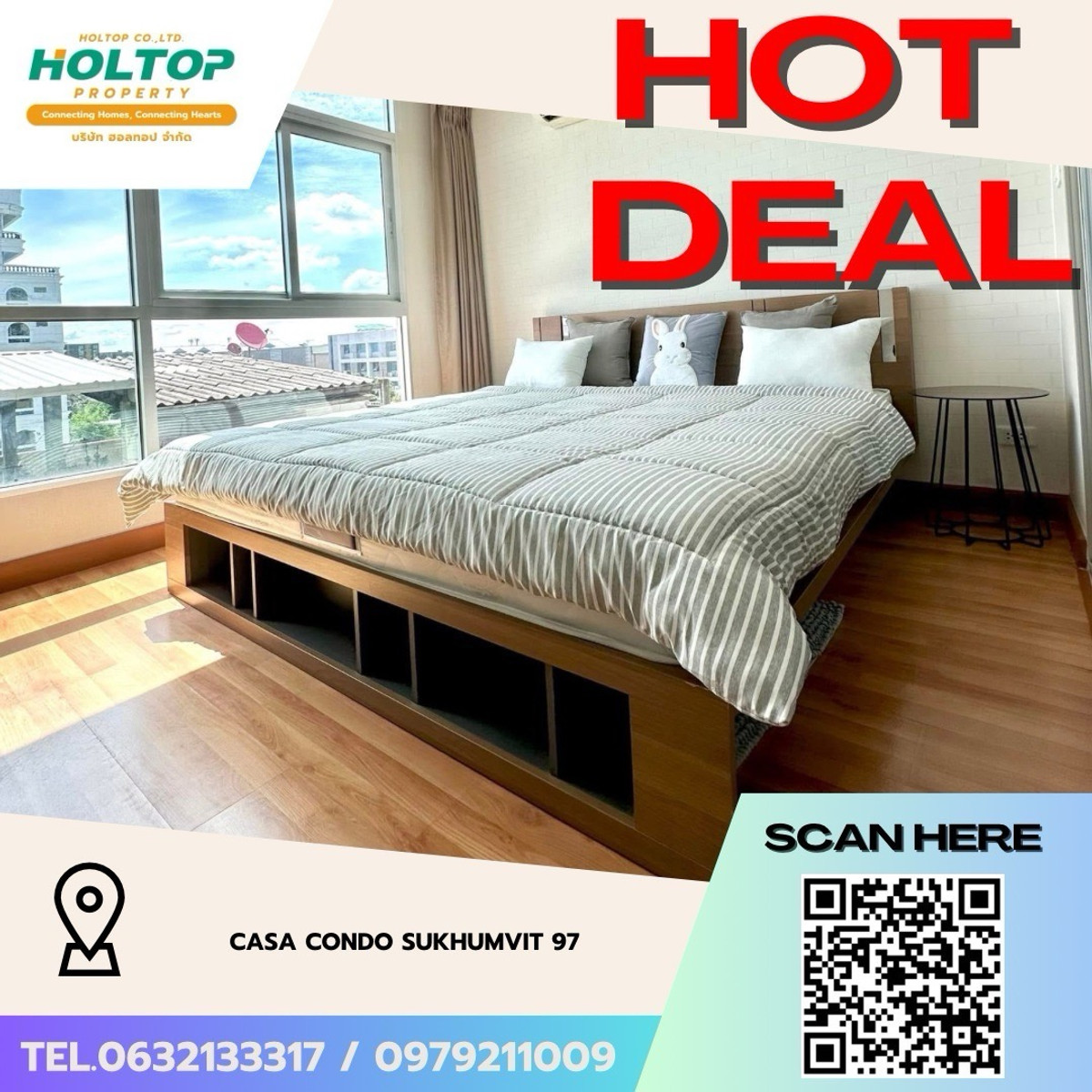 For RentCondoOnnut, Udomsuk : #Z4952💥 110369 🔥Condo for rent Casa Condo Sukhumvit 97